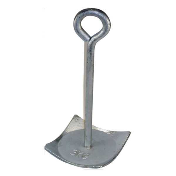 Tallriksankare 3 kg galvaniserat stĺl