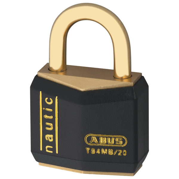 Abus hänglĺs massiv mässing 3st. samma nyckel 30mm