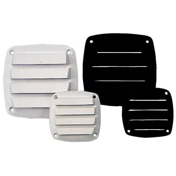 Roca ventilgaller 4" vitt 125x125mm