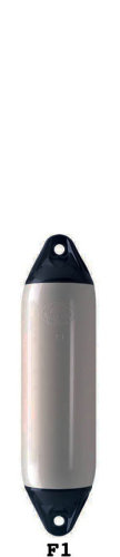 Polyform F1 fender 610x150mm grĺ/svart