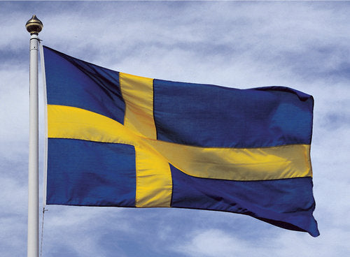 Nationsflagga Sverige