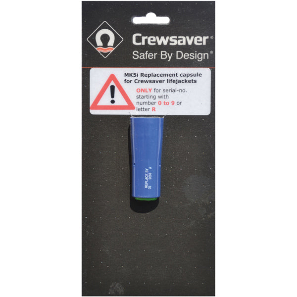 Crewsaver Auto patron Mk5i, blĺ UML, till äldre flytv.