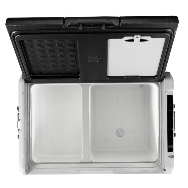 Batteridriven kylbox eller 12V /230 V med kompressor 2-delad kyl/frys, 37L