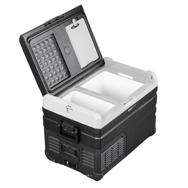 Batteridriven kylbox eller 12V /230 V med kompressor 2-delad kyl/frys, 37L