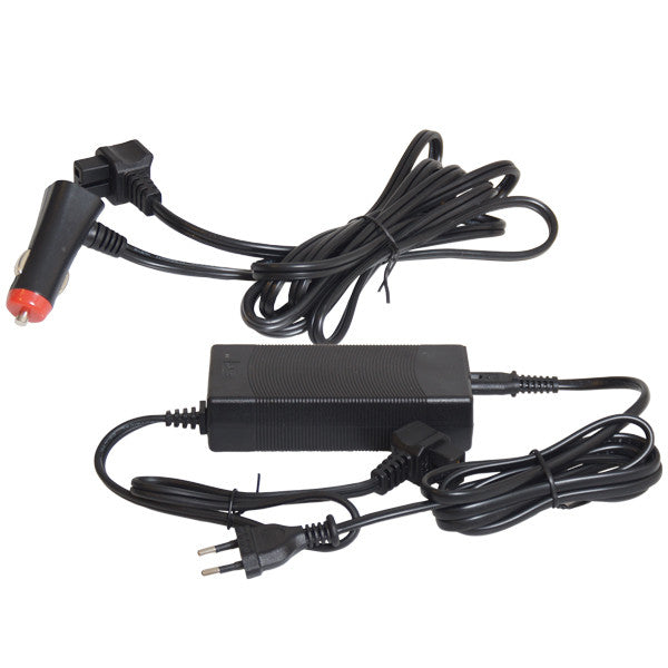 Batteridriven kylbox eller 12V /230 V med kompressor 2-delad kyl/frys, 37L