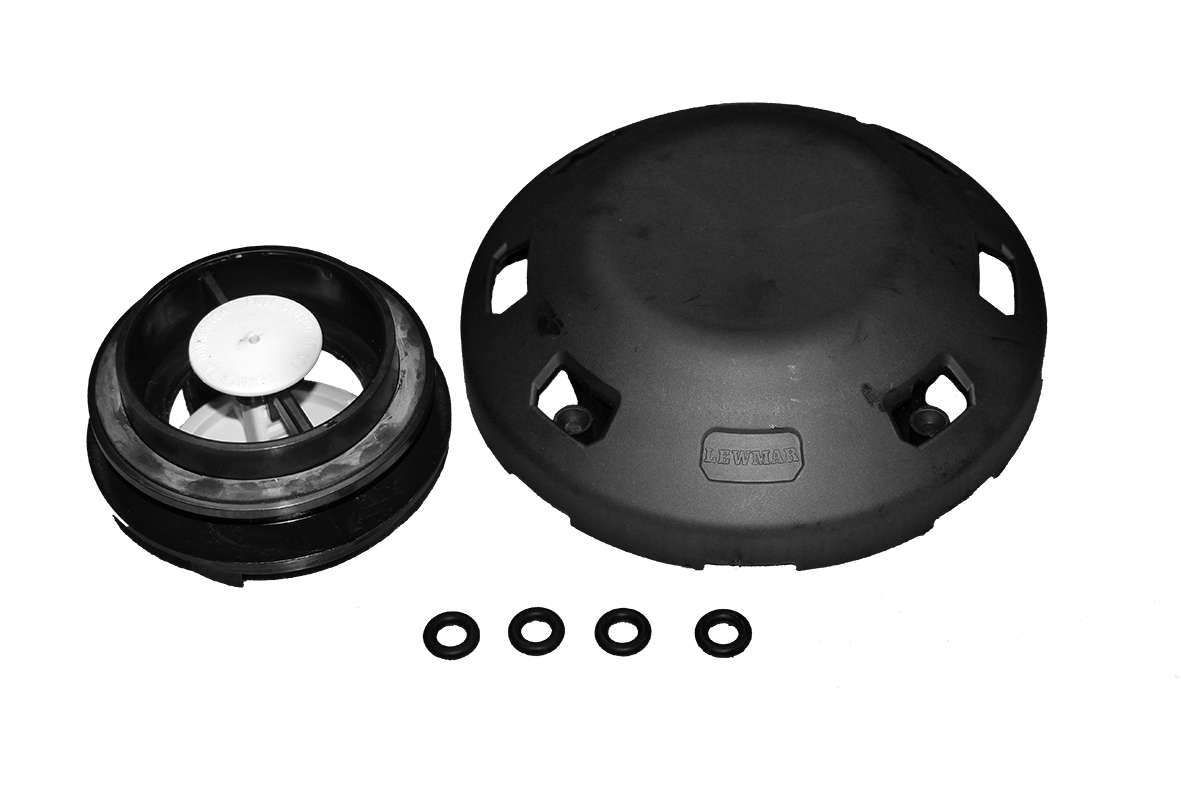 Ventilator, svart komposit