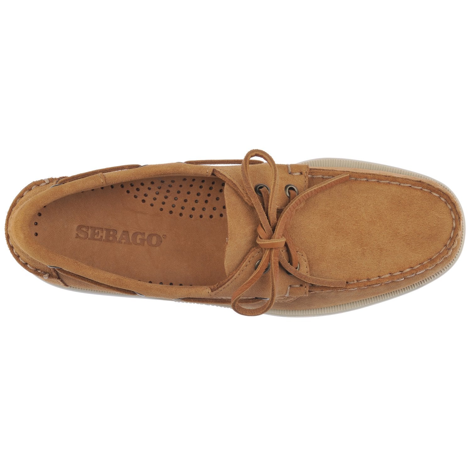 Sebago Docksides Portland Flesh Out Brown Cognac