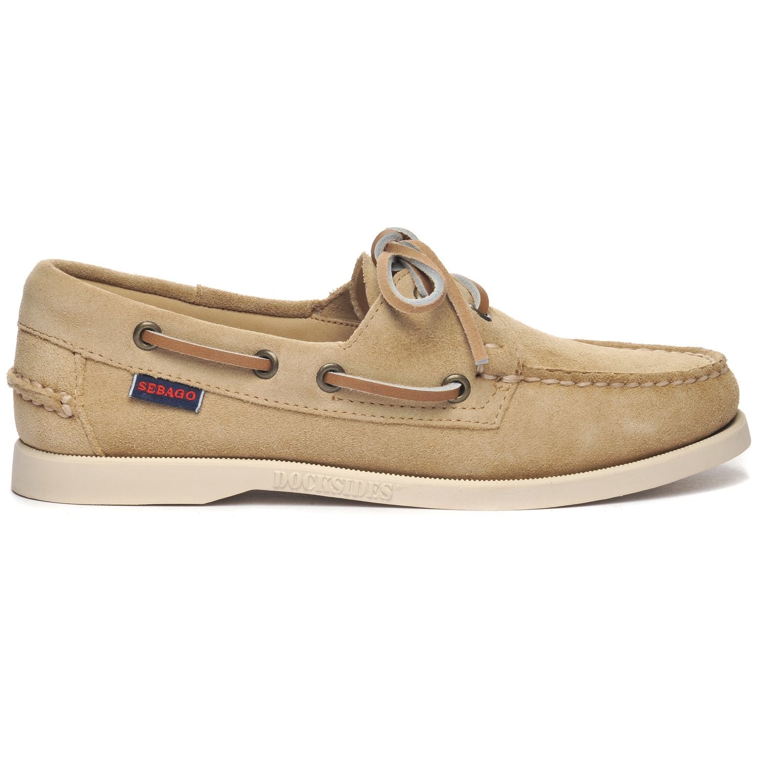 Sebago Portland Flesh Out Beige Camel - Women