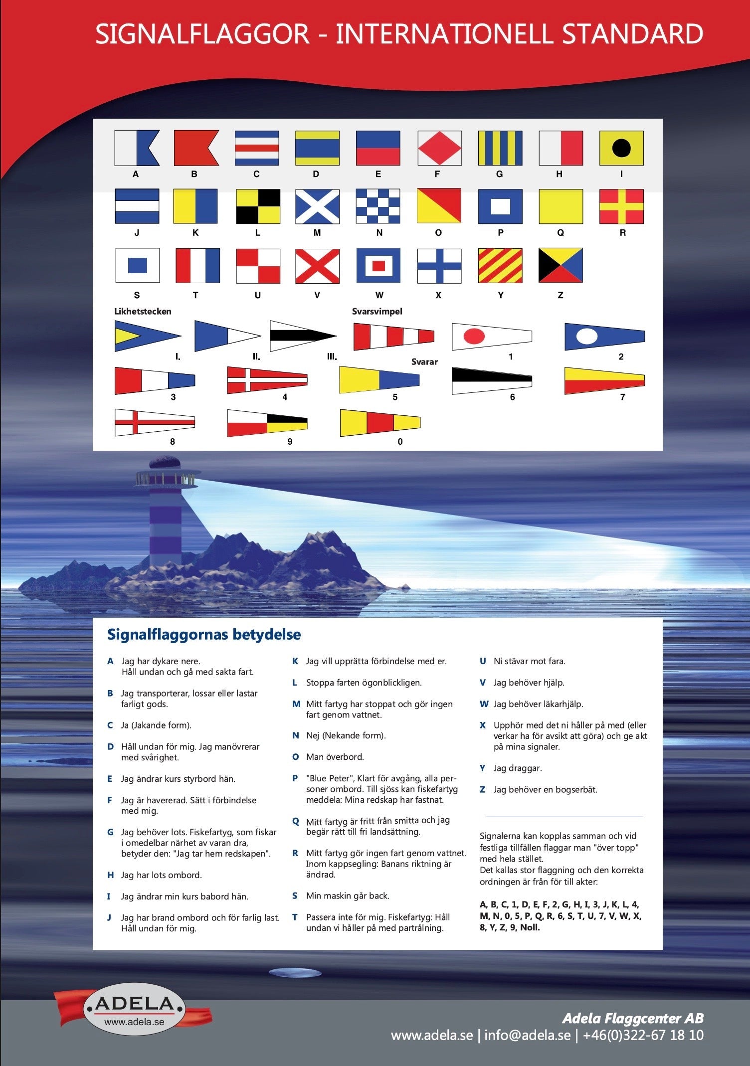 Adela Signalställ / Flaggspel