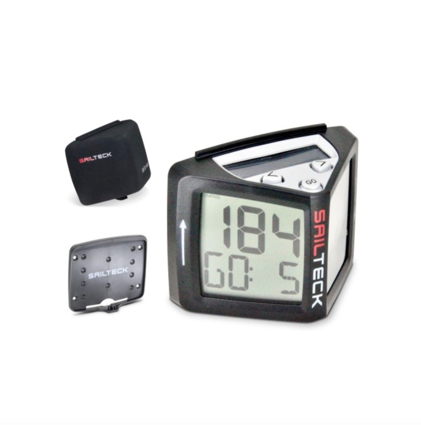 Sailteck Race Compass med tidtagning - med fäste och skydd