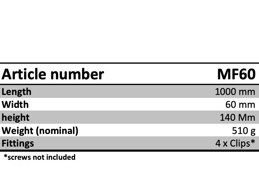 Bryggfender Polyform MF60 100 cm - 2st