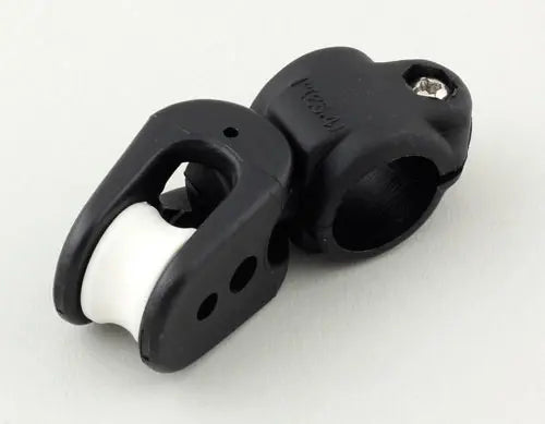 Mantågsblock i plast – För rör/mantågsstötta, Ø25 mm