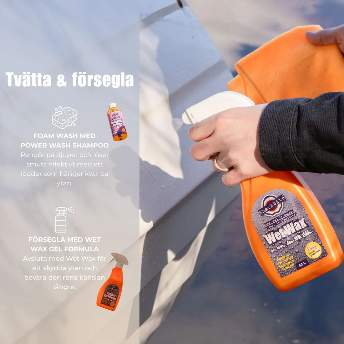 Sharkbite Power Wash Shampoo 500ml