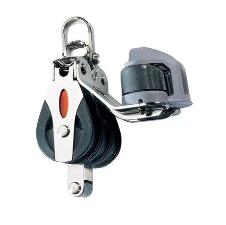 Ronstan Trippelblock med skotlås - Med eller utan Hundsvott