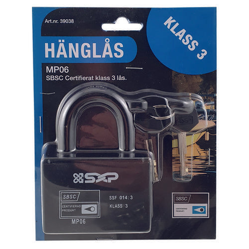 Hänglås Klass 3 - Safequip