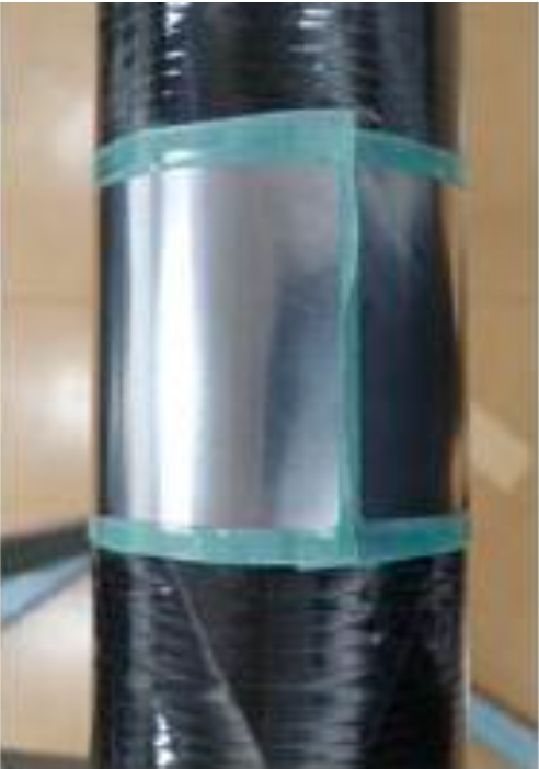 Rostfri plåt för Kolfiber undermast (Shim)