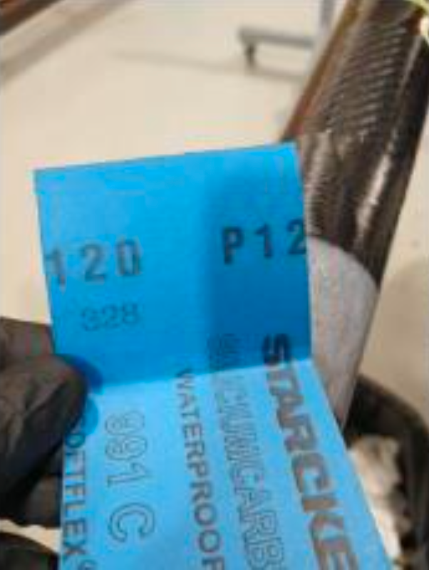 Rostfri plåt för Kolfiber undermast (Shim)