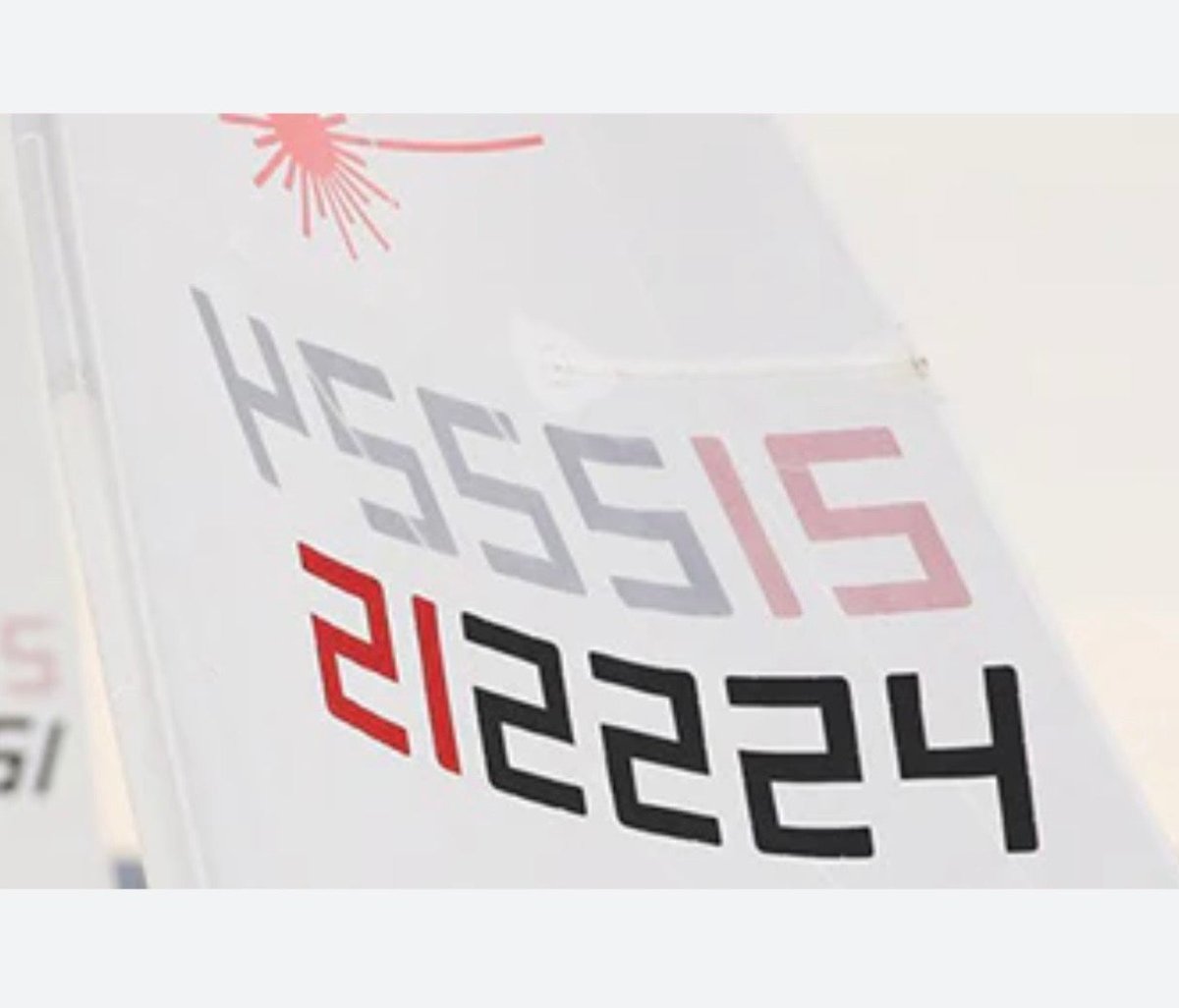 Analoga Segelbokstäver ILCA 6 & 7 (Radial & Standard)