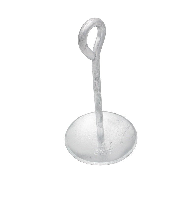 Ankarplätt / Tallriksankare Galv