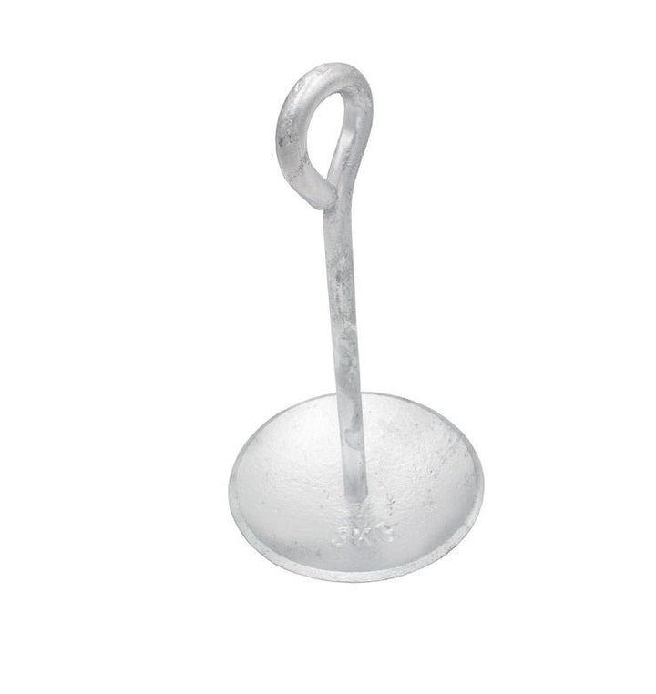 Ankarplätt / Tallriksankare Galv