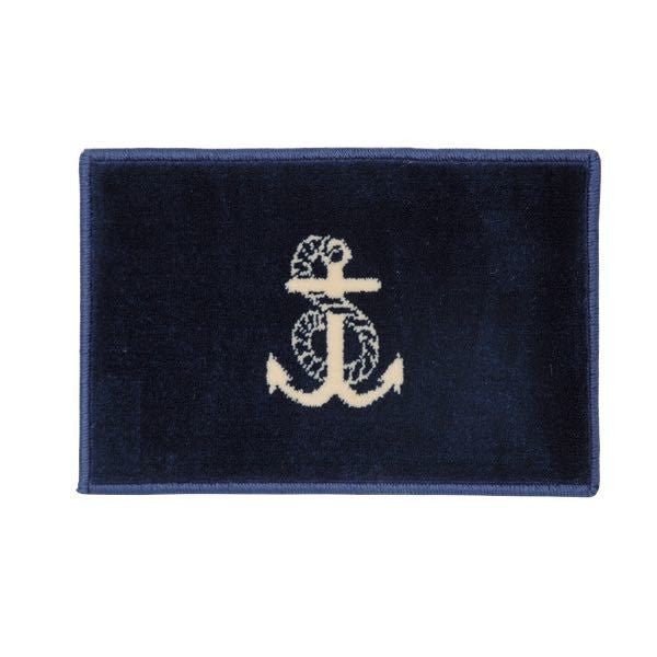 Båtmatta fyrkantig m/ankare 45 x 30cm