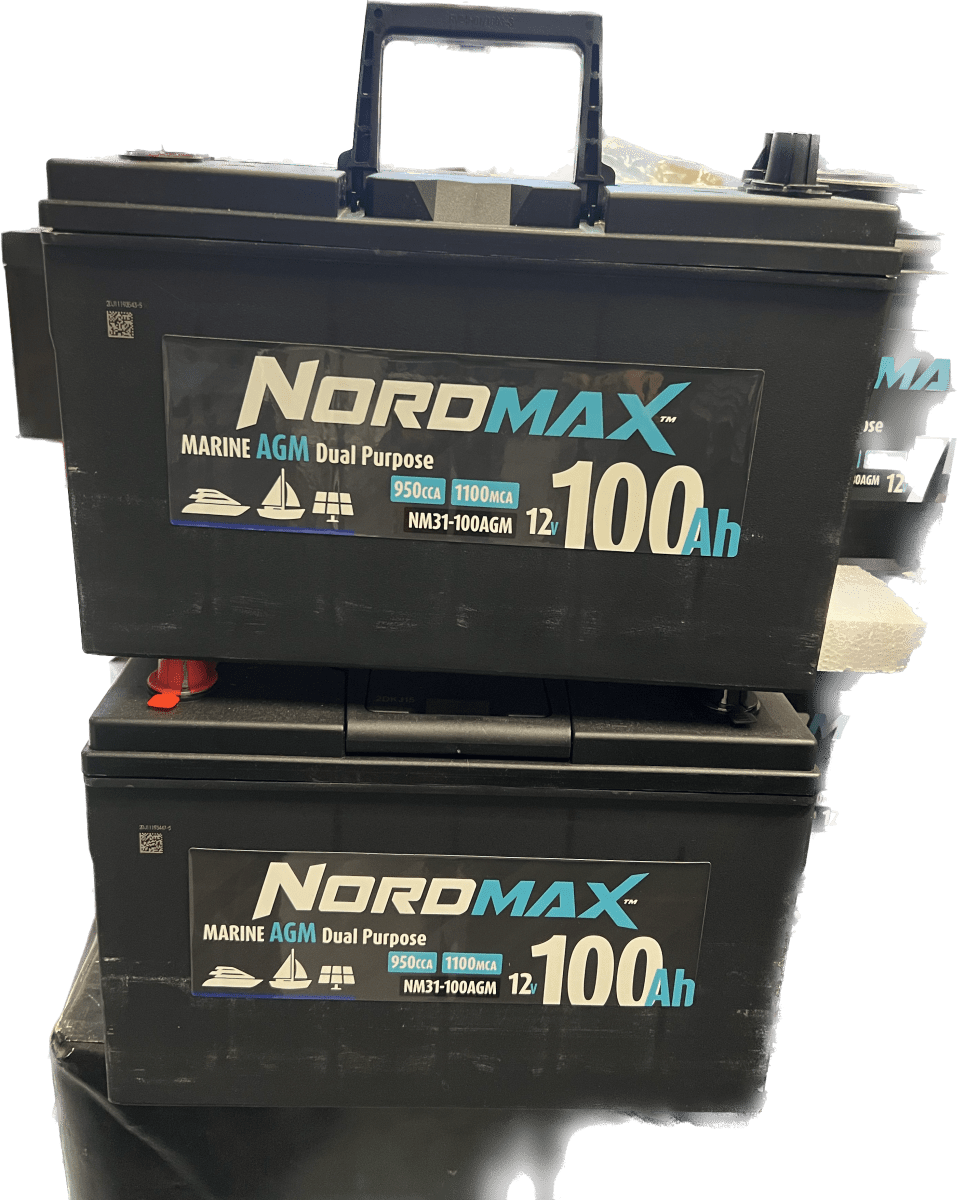 Batteri Nordmax AGM DP 100AH (Endast i butik)