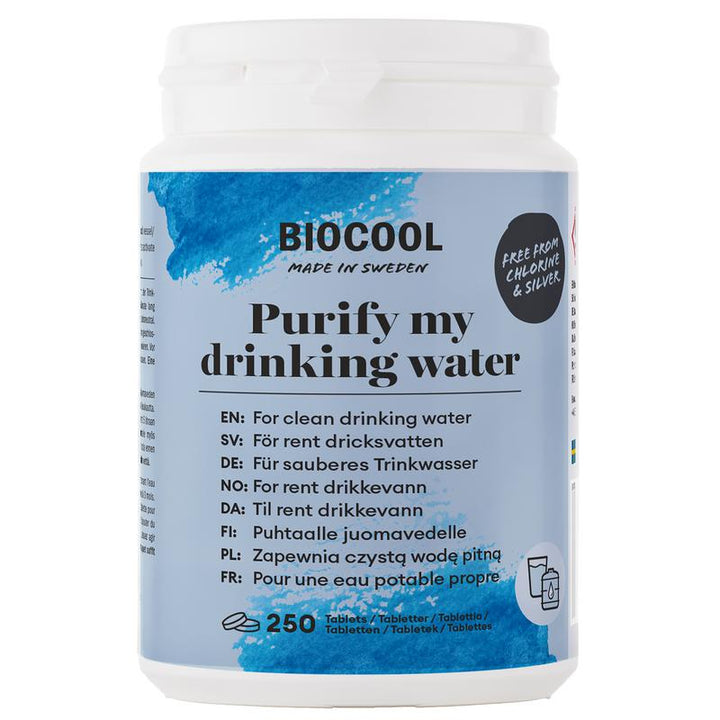 Biocool Purify my drinking water, 250 tabletter