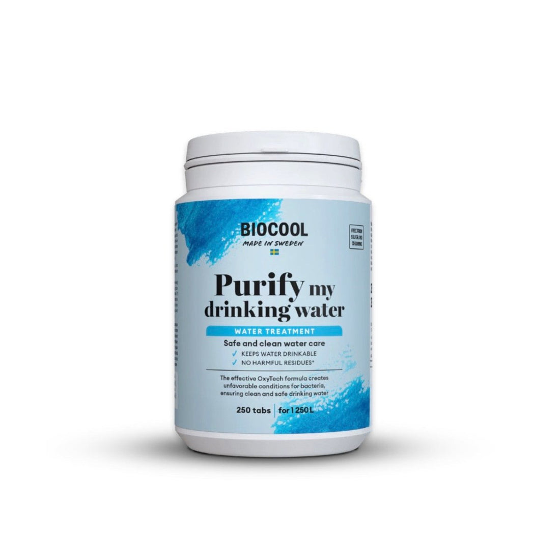 Biocool Purify my drinking water, 250 tabletter