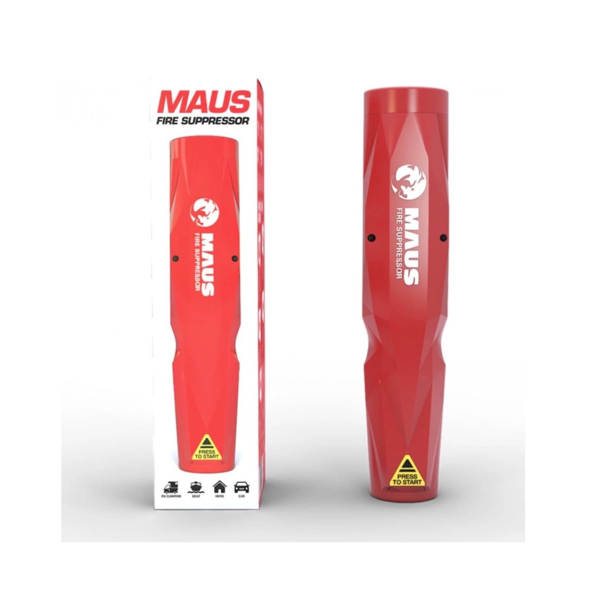 Brandsläckare Maus Xtin Klein i ett litet format