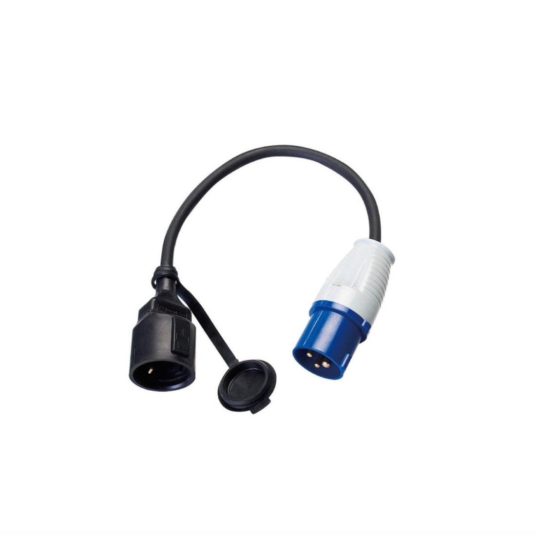 Cee 220V hane till vanlig hona - 0,50 m kabel 2,5 kv