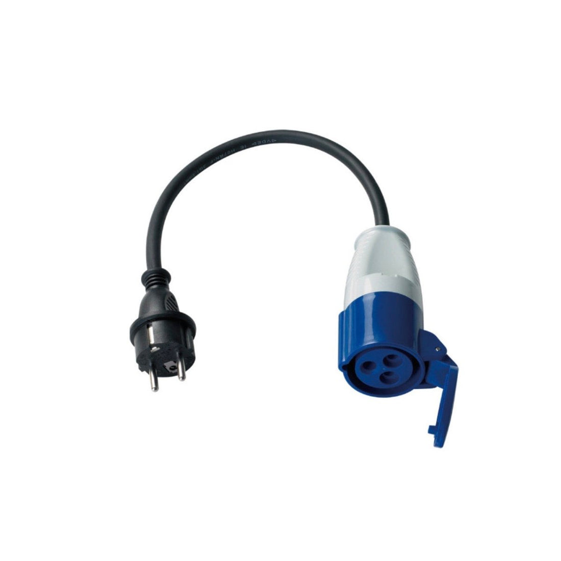 Cee 220V hona till vanlig hona - 0,50 m kabel 2,5 mm2