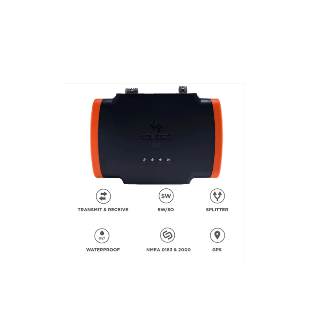 Em - trak B953 AIS Transponder 5W med Splitter