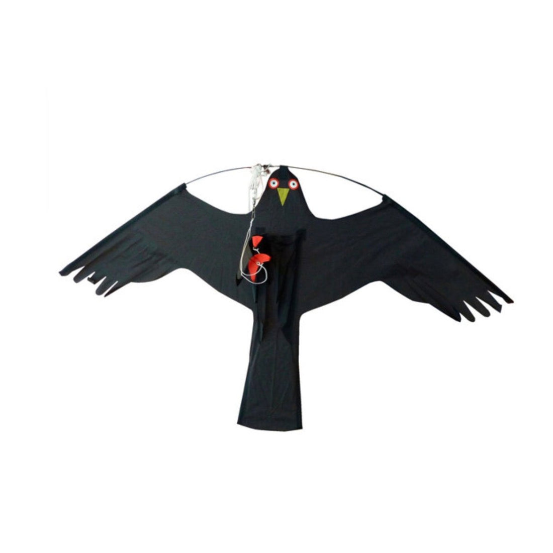 Fågelskrämma drake med 6m glasfiberspröt + 5m lina