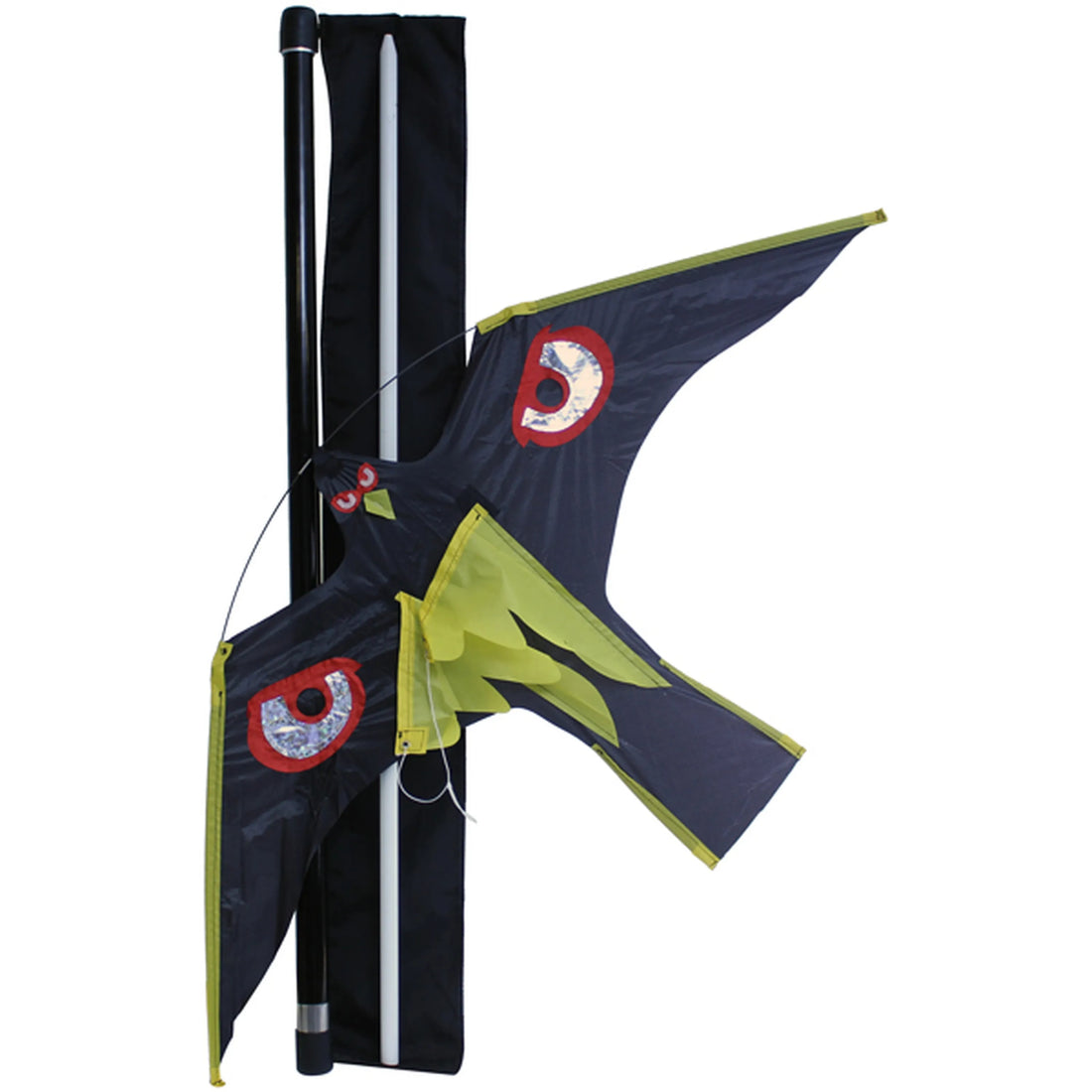 Fågelskrämma med 6m glasfiberspröt + 5m lina