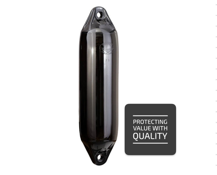 Fender Polyform F serien, svart med svart topp