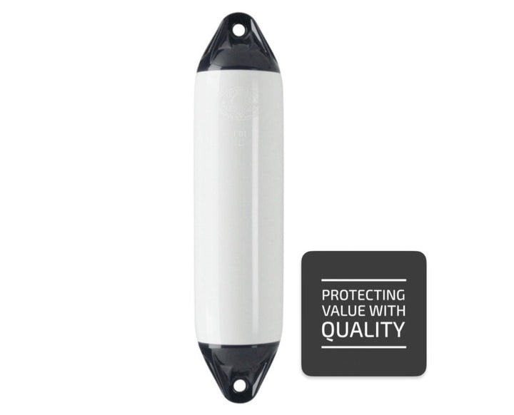 Fender Polyform F serien, vit med svart topp