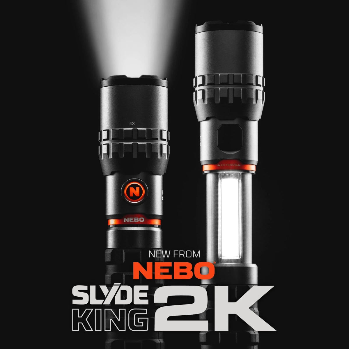 Ficklampa NEBO SLYDE KING 2K