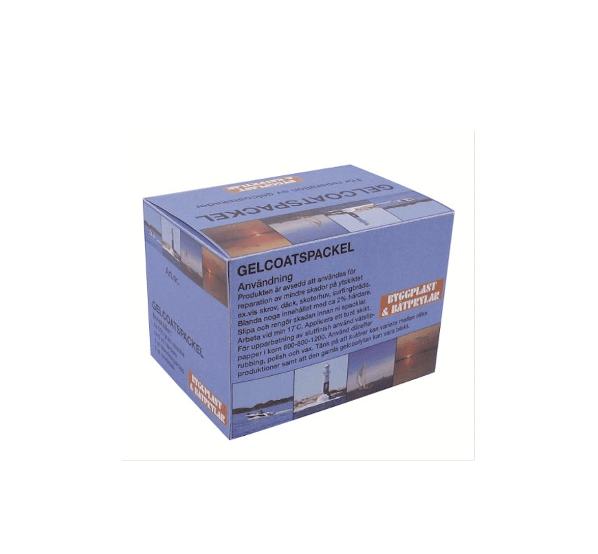 Gelcoatspackel - reparation för ILCA/Laser