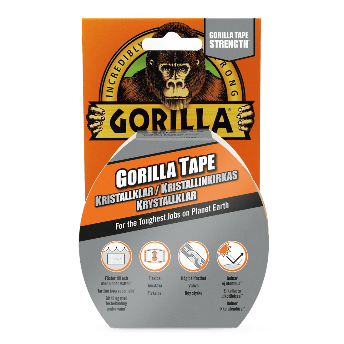 Gorilla clear repair tape 8,2m x 48mm