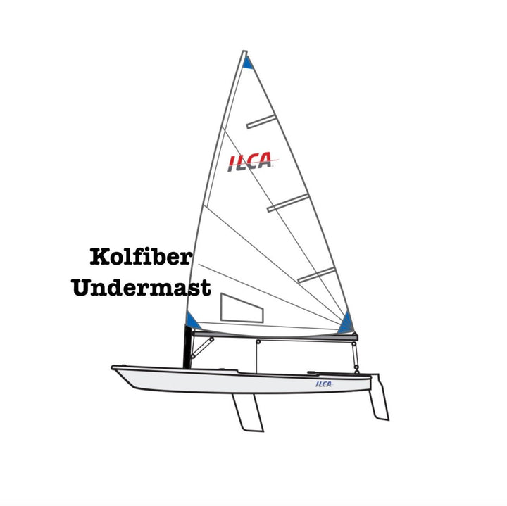 ILCA 6 - Element Six Kolfiber över och Undermast!