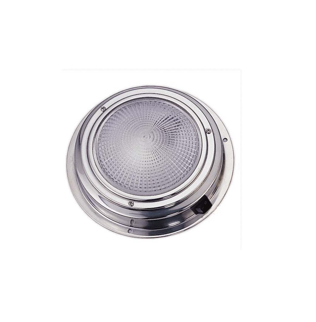 Kabinlampa LED i rostfritt stål 140mm