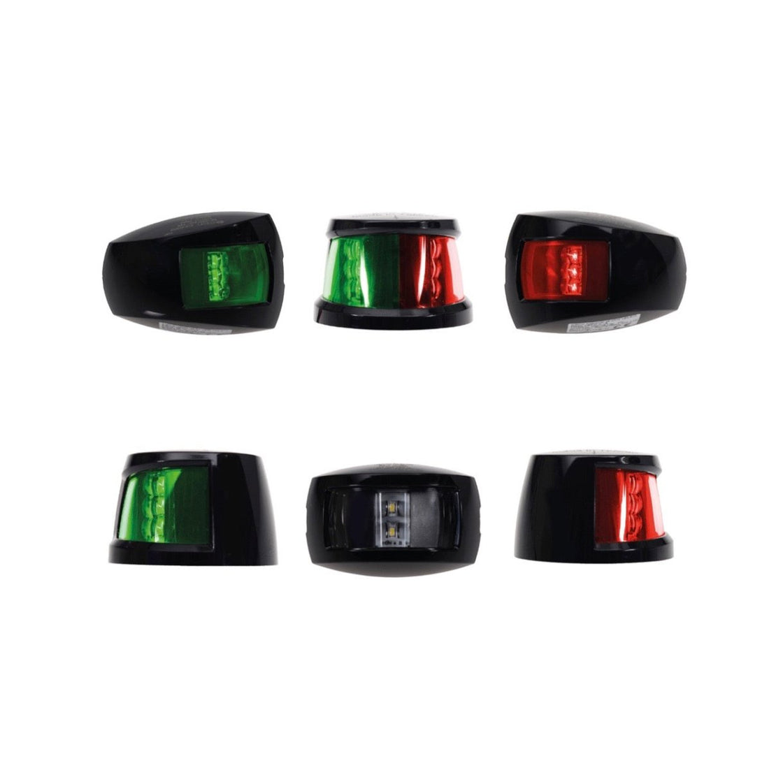 Lanterna LED Svart upp till 12M båt