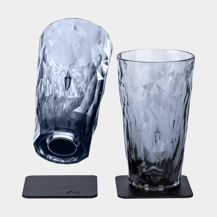 Silwy Magnetic Plastic Glass Longdrink 30 cl, 2-pack