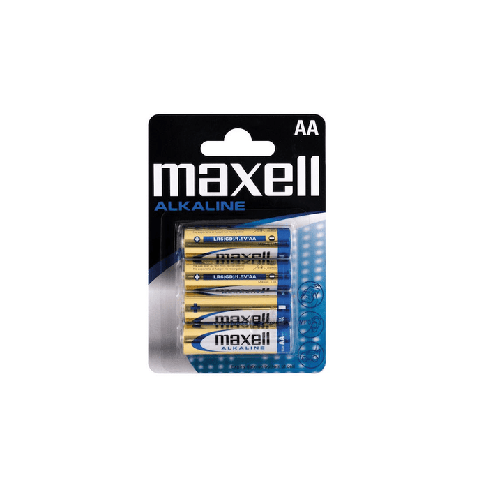 Maxell Alkaline batterier AA / LR06, 4 st