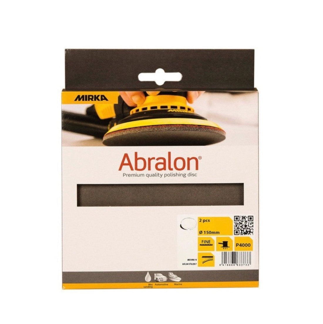 Mirka Abralon - Våtslipsrondell, 2 - pack