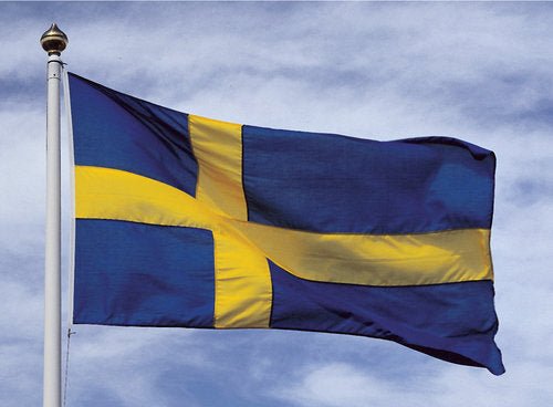 Nationsflagga Sverige