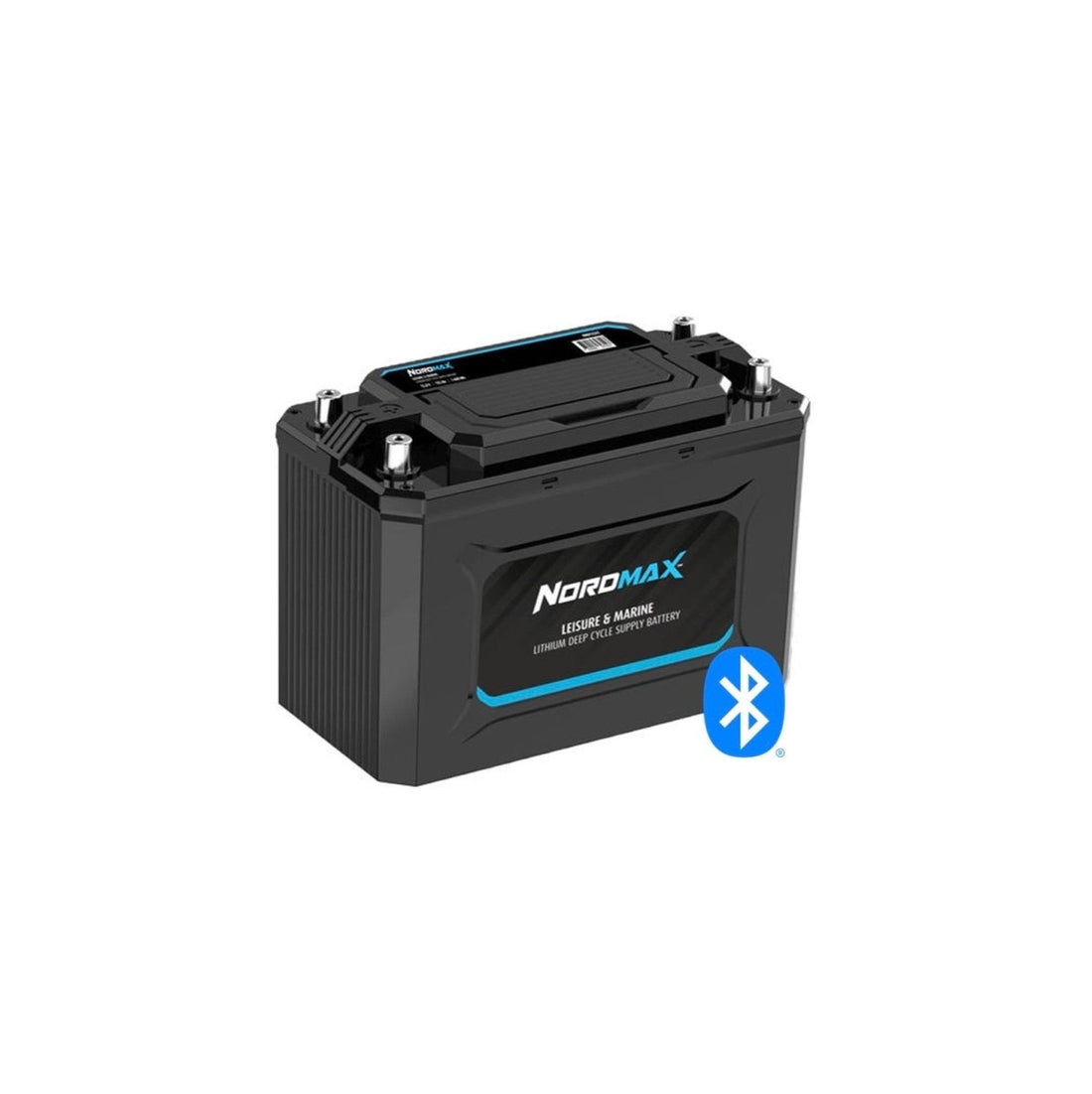Nordmax 125ah Lithium förbrukningsbatteri med Bluetooth - Plug n play