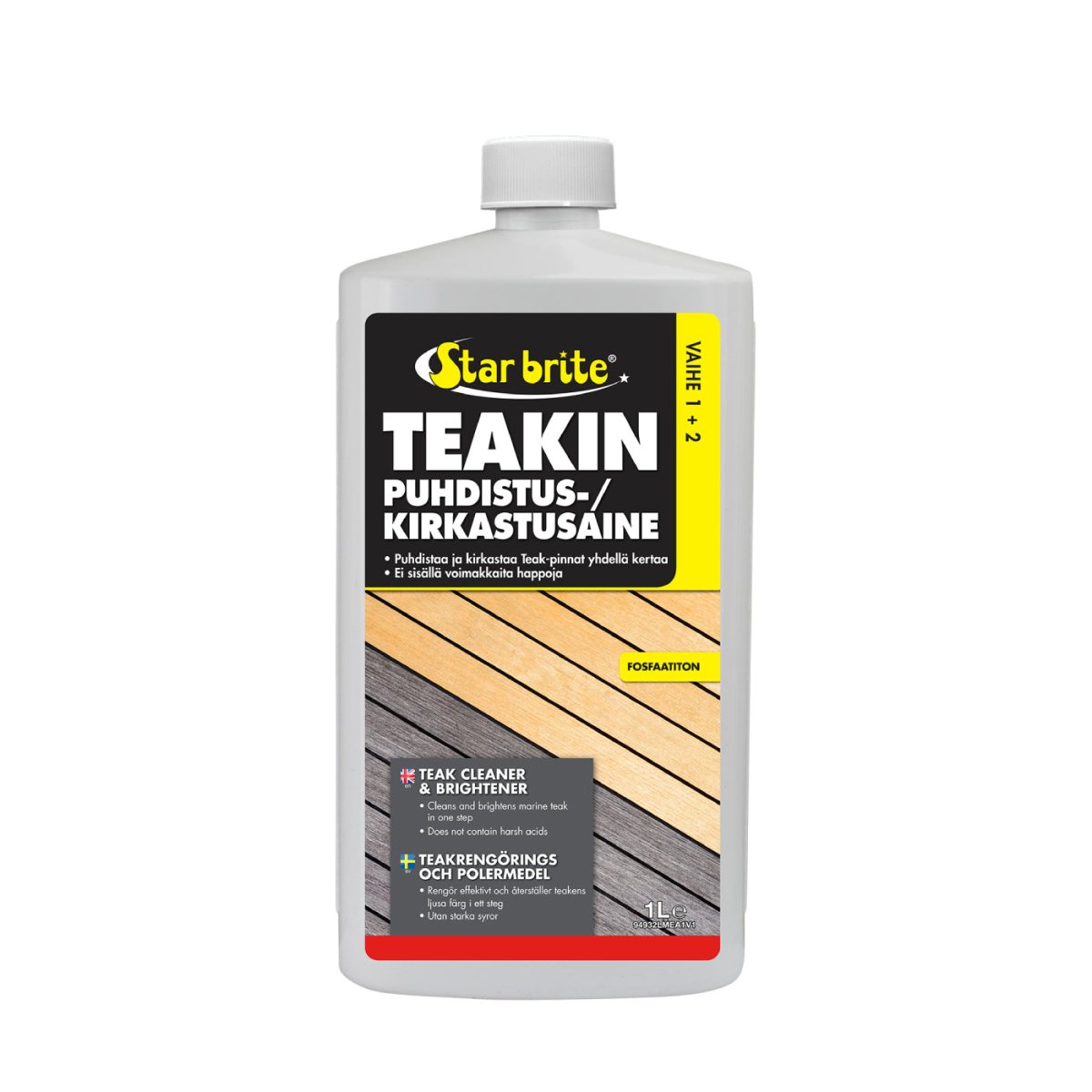 One Step Teak Cleaner and Brightner 1L