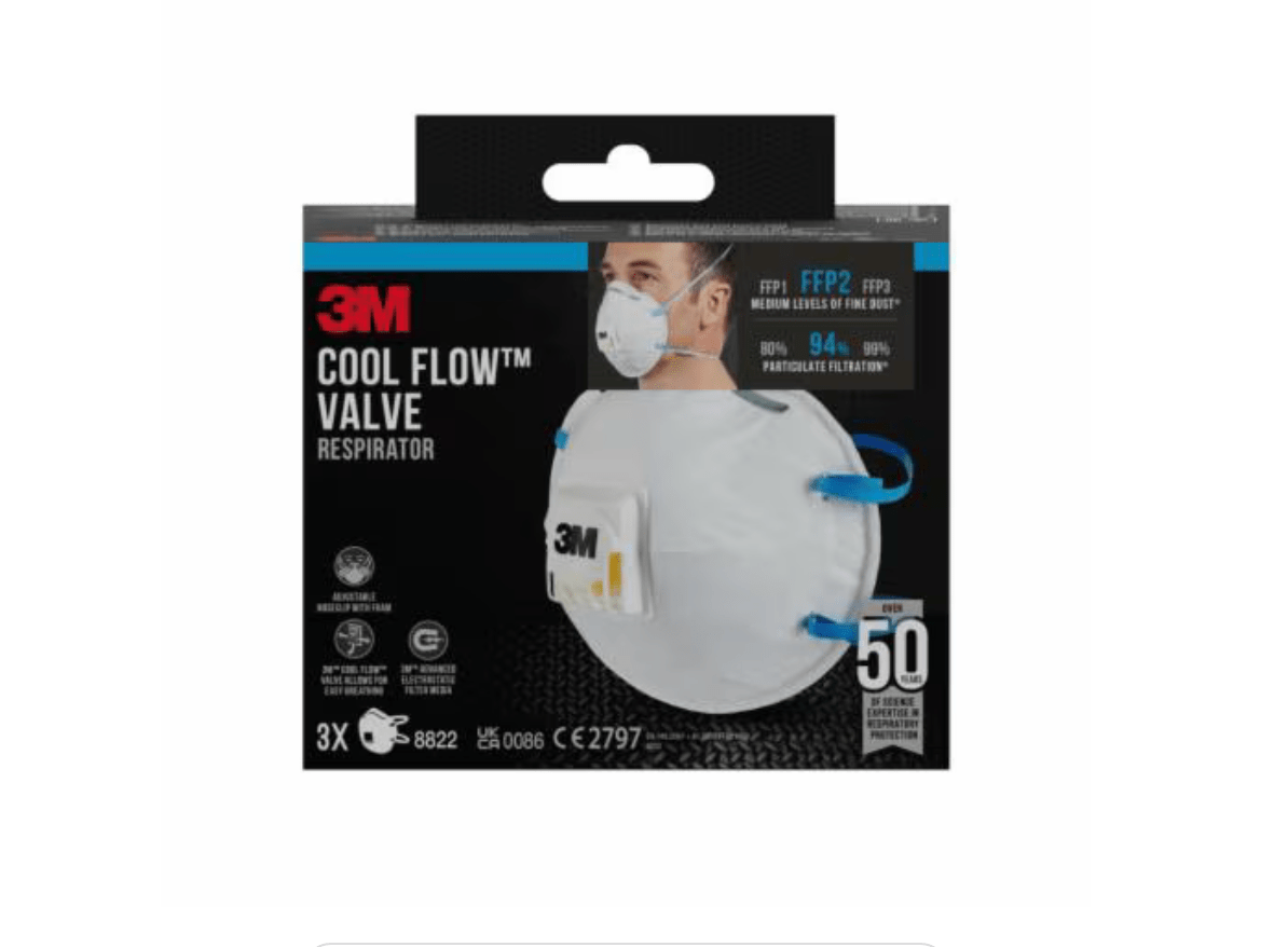 Partikelskydd/munskydd 3M - 3 pack