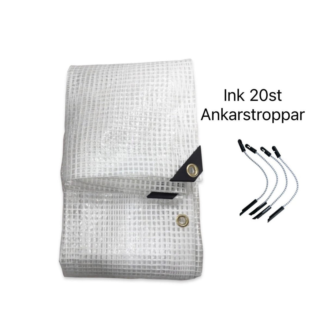 Presenning Formsydd Flex 250g/m2 med stroppar